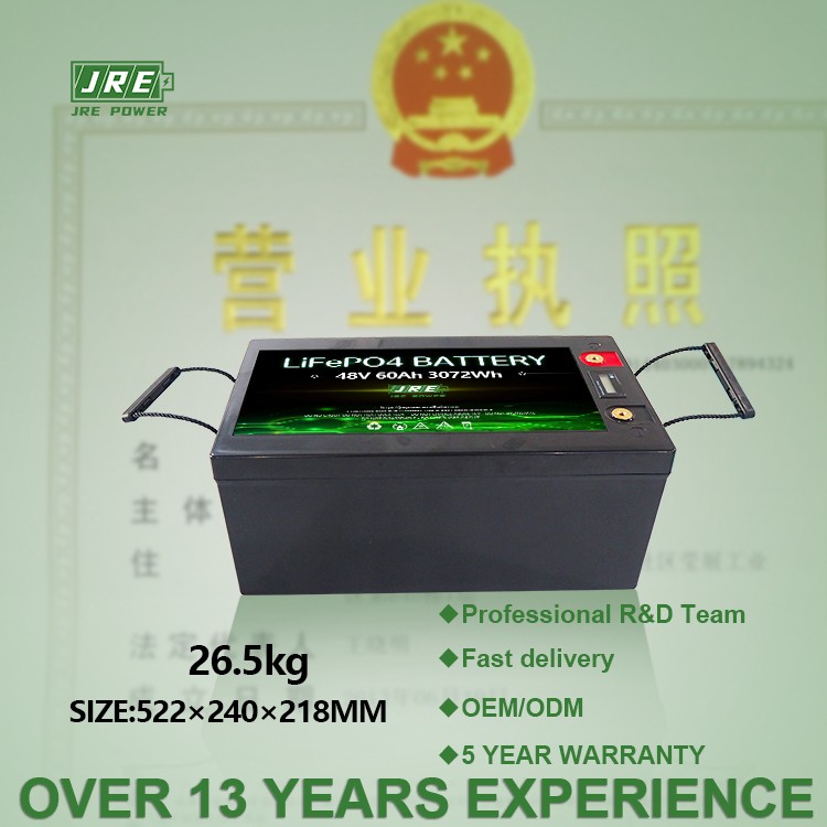 Golf cart 36V 60Ah Lifepo4 battery-P