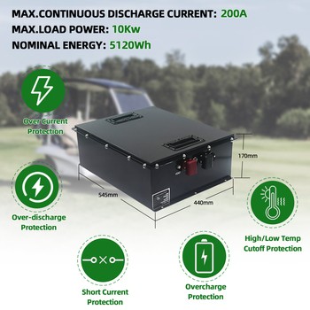 Golf cart 48V 170Ah Lifepo4 battery